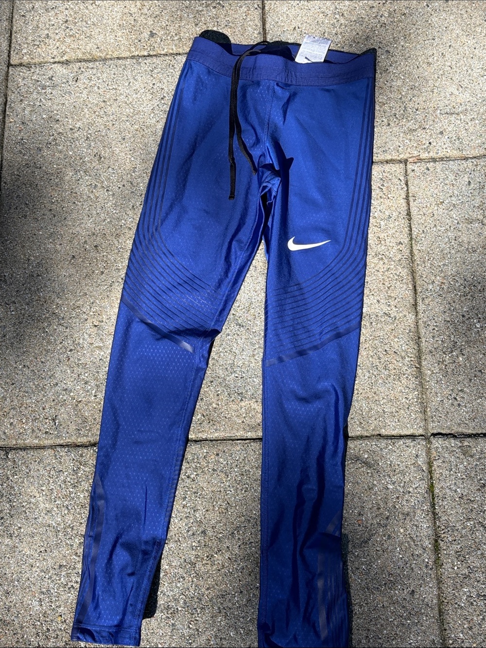 Nike Womens Team USA Royal Blue Athletic Running tights